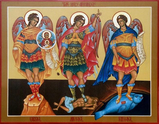 Archanges saints michel gabriel et raphael 11