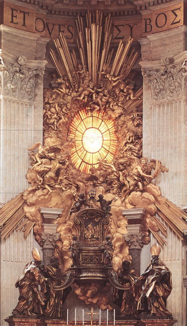 Bernini the throne of saint peter 2