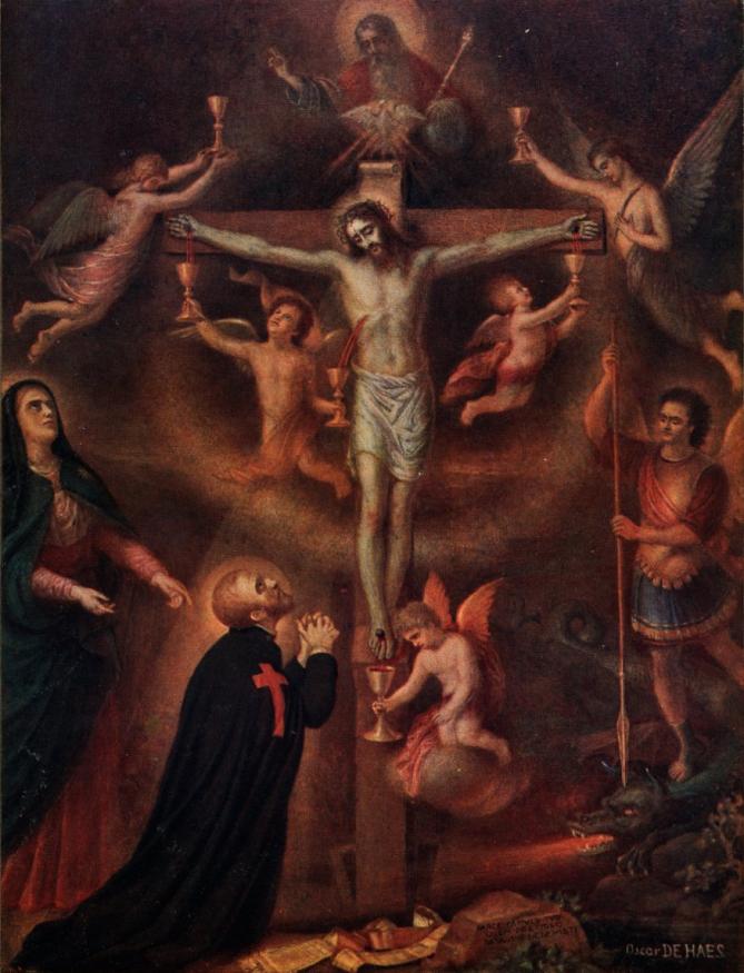 Christ en croix oscar dehaes