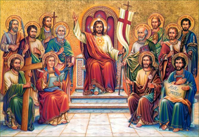 Christ king apostles