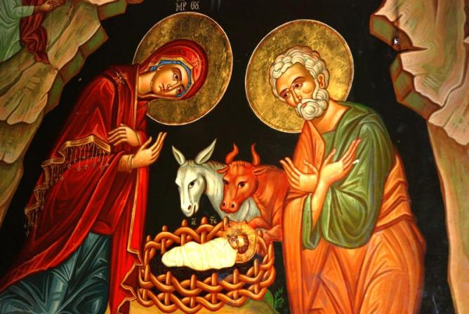Icone de la naissance de jesus 1