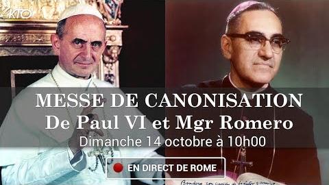 Messe de canonisation de paul vi et mgr romero