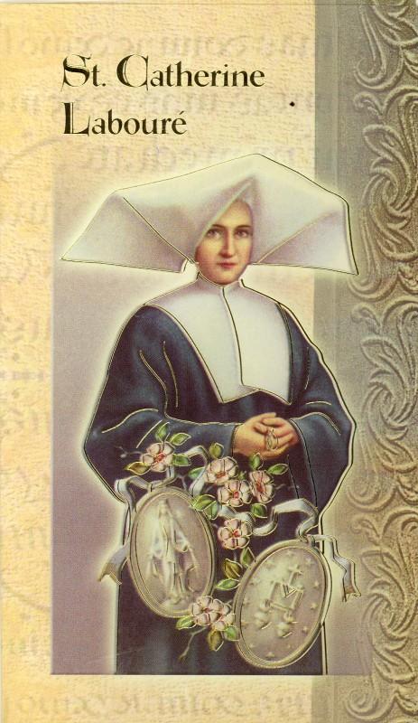St catherine laboure biography card 500 597 f5 418 463x800